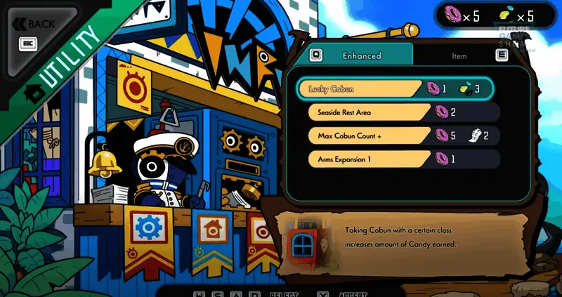 《Ratatan》角色与装备界面展示，体现丰富的自定义系统