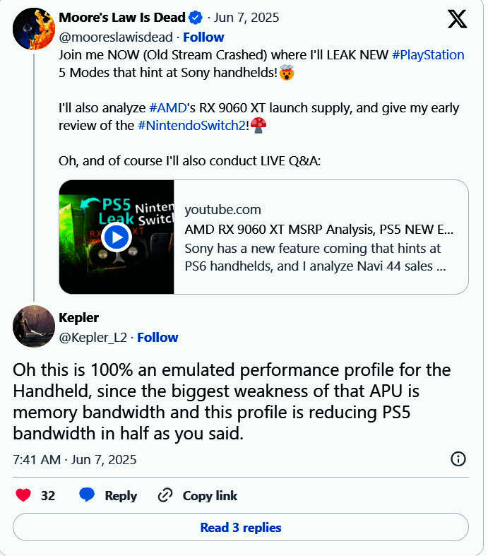 索尼工程师正在测试未知设备的画面，背景显示低功耗模式性能数据