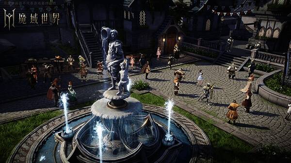 《魔域世界》全景地图展示，场景宏大