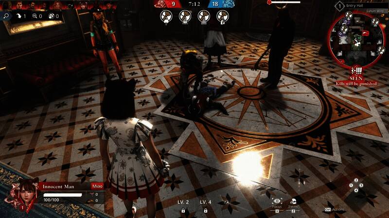 游戏角色界面展示，不同技能角色各具特色