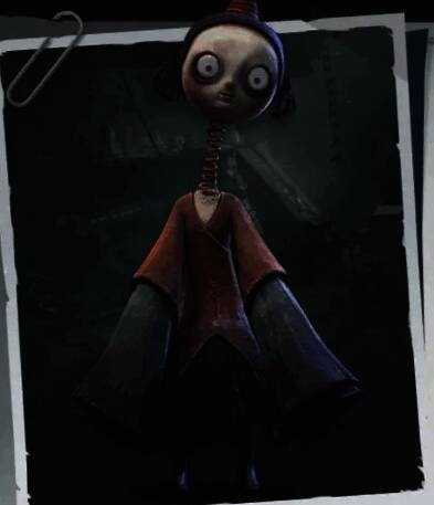 木偶怪物被电磁枪吸附的瞬间，角色手持装备准备捕获