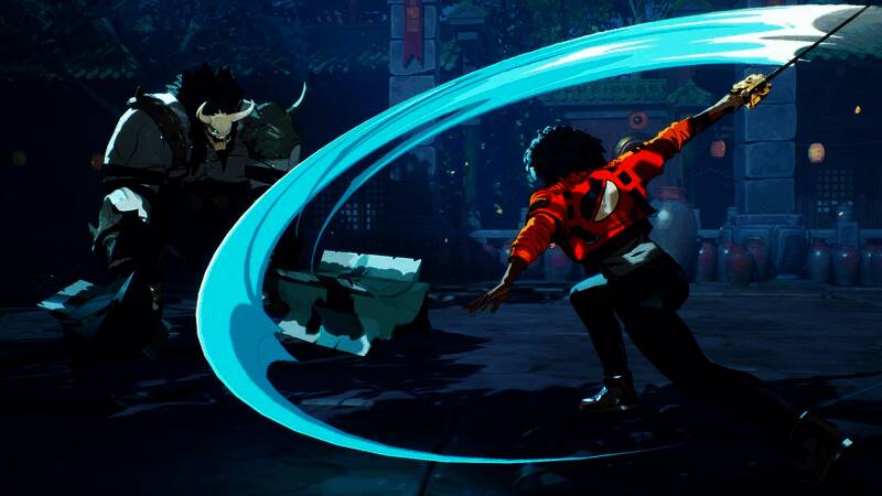 战斗画面展示，角色施展武当绝技，背景充满动态光影效果