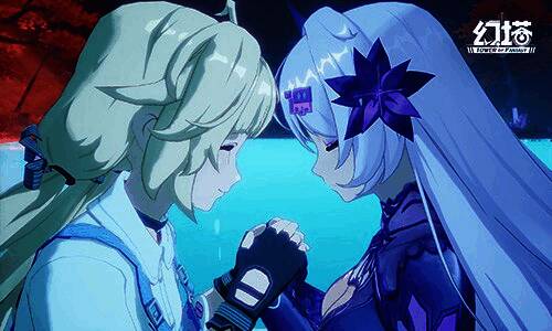 裂空拟态角色立绘展示，身穿科技感战甲，眼神坚定