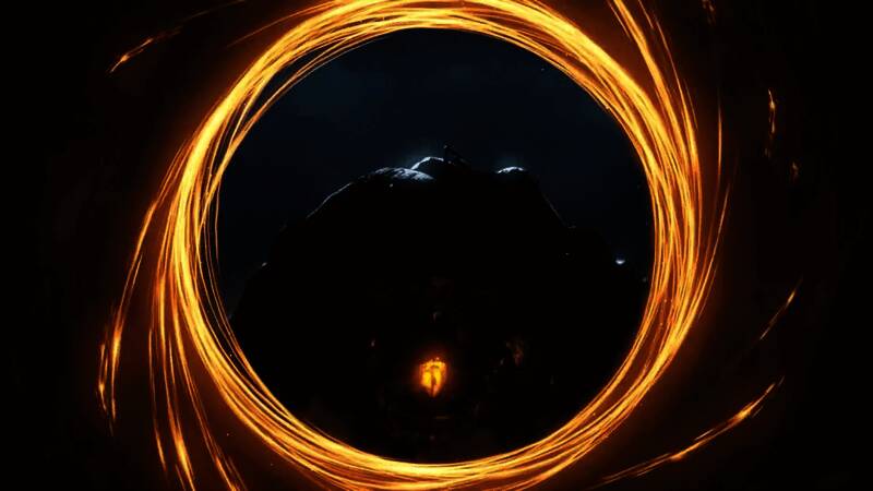 未来都市风格的地图场景，光影效果逼真，建筑风格极具科幻感