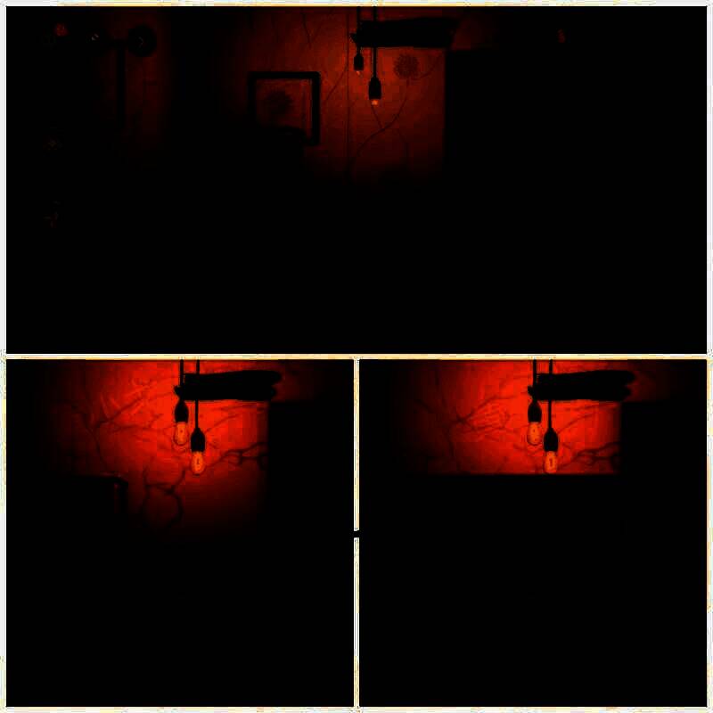 男主根据提示操作密码锁