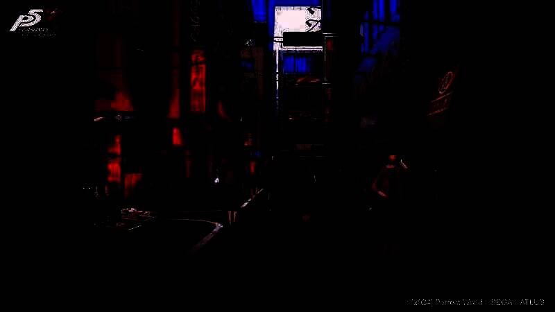 玩家角色手持地图，在街头寻找线索的场景