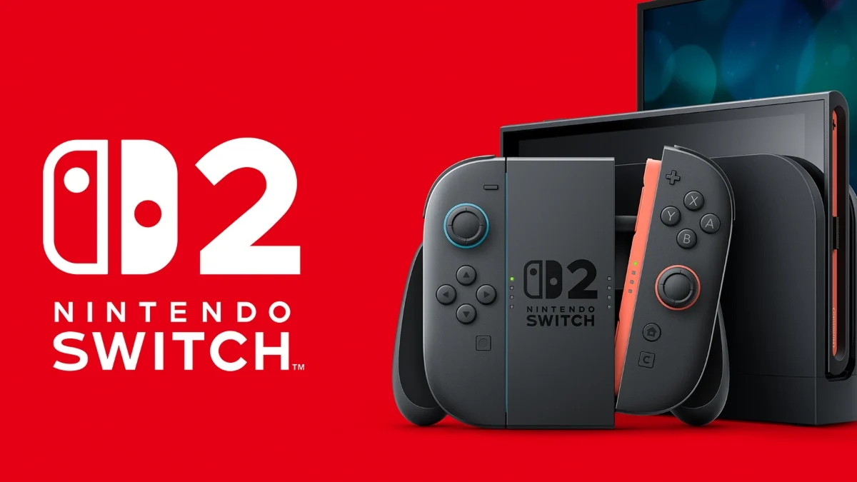 任天堂Switch 2主机外观展示，整体设计简洁现代