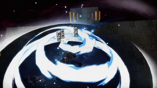 安妮丝召唤满月，月亮落下引发爆炸特效