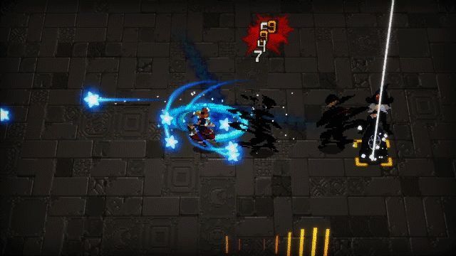 安妮丝释放强化星拥，星星环绕并远程射击敌人