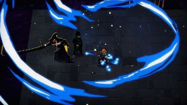 安妮丝在战斗中召唤流星雨，场面震撼