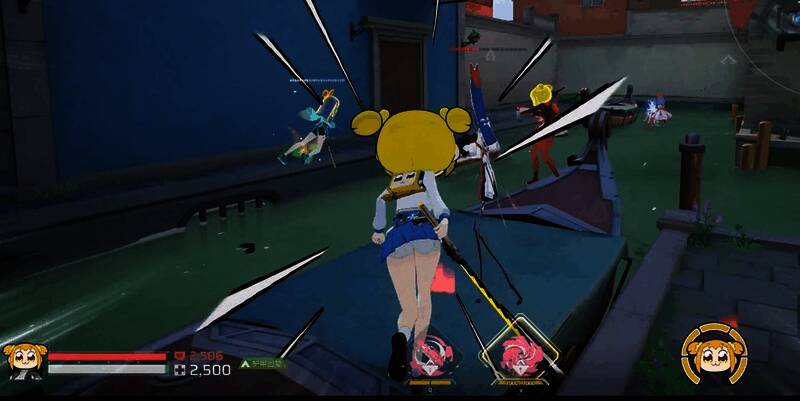 三名大头王并肩作战，近战厮杀场面激烈