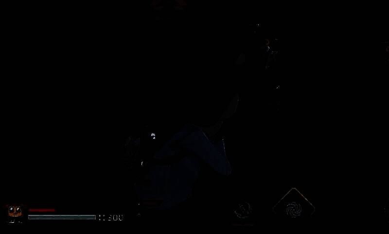 大头王角色手持近战武器，在战场上飞速冲刺