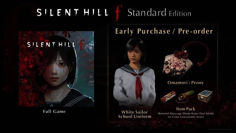 主角深水雏子身穿白色水手服，在昏暗街道中前行的场景