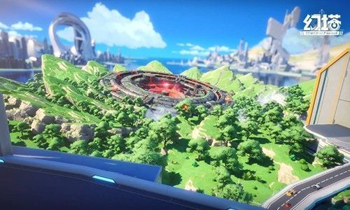 格索托斯智能城全景展示，科技感十足的城市结构与未来建筑风格