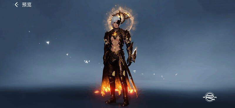 星球重启光明圣引男款正面站姿展示图