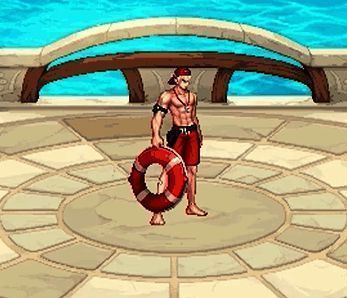 鬼剑士（男）/黑暗武士武器外观，红色主调搭配白色装饰细节