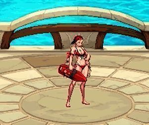 格斗家（女）武器外观，红白配色突显动态美感