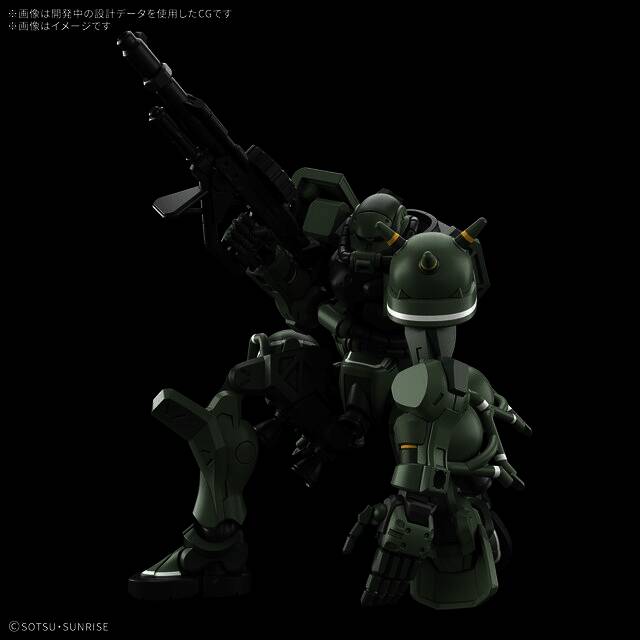 扎古肩部装甲特写，拼接痕迹处理良好，涂装均匀细腻