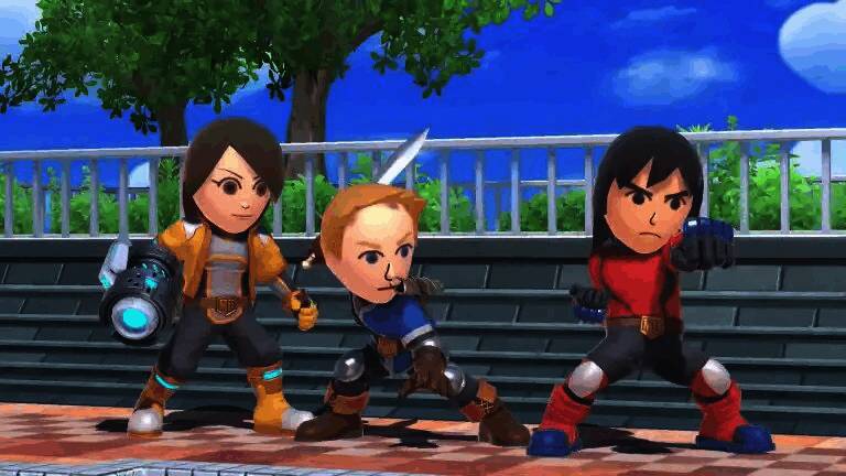 任天堂Switch2与旧款Switch对比展示，背景为多款经典游戏封面墙