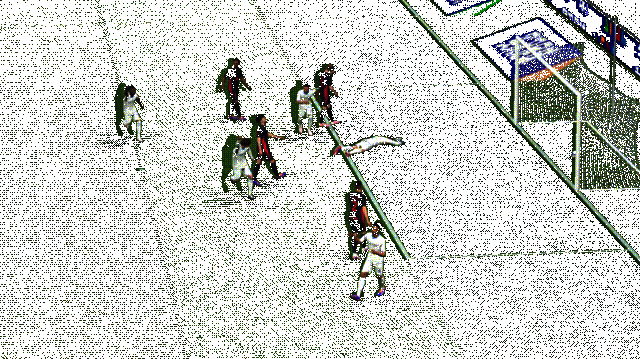 卡卡精准直塞助攻队友进球的战术画面