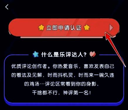 达人认证提交成功提示界面展示