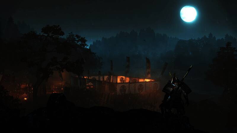 《仁王3》Boss战截图，巨大妖怪挥舞利爪发起猛烈攻击