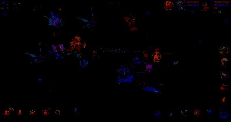 玩家组队挑战元素之王，画面中可见强大BOSS与华丽特效