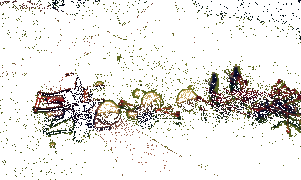 士兵们在战场上混乱交战的GIF动图