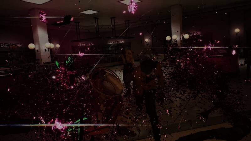 主角在多个宇宙间穿梭，背景呈现不同风格的环境变化