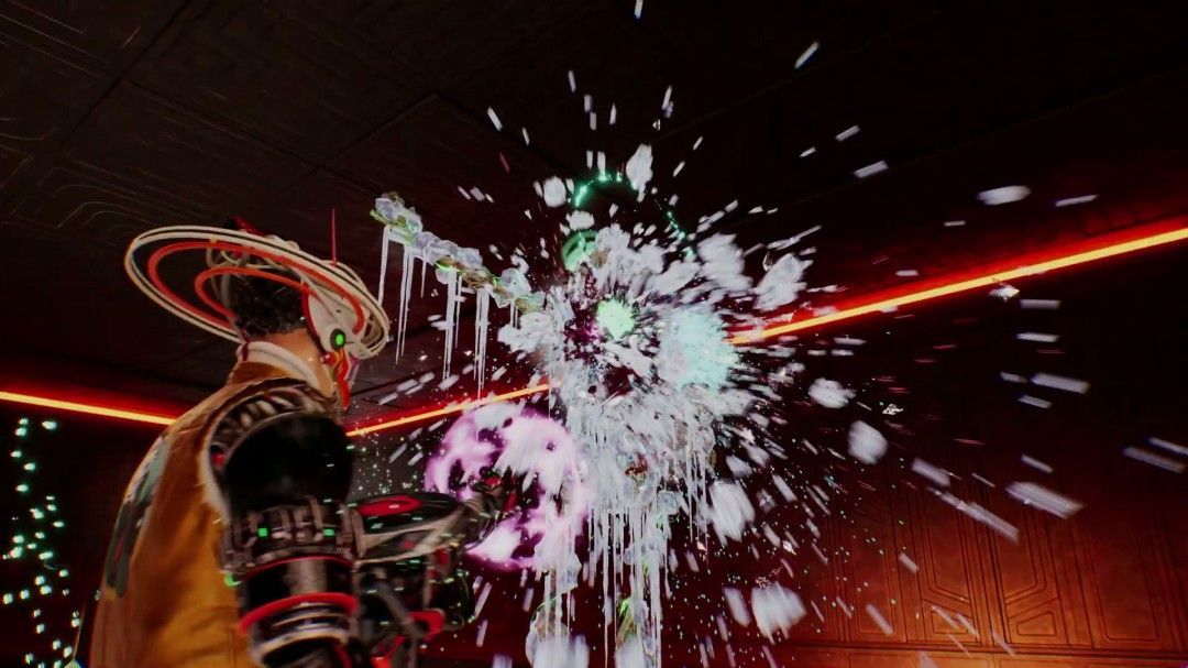 游戏战斗画面，罗密欧使用枪械与敌人展开激烈交火