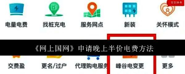 网上国网APP首页界面展示，界面简洁清晰，功能一目了然