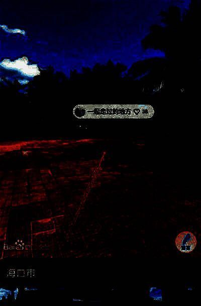 百度地图街景地图中点击任意位置查看实景画面示例