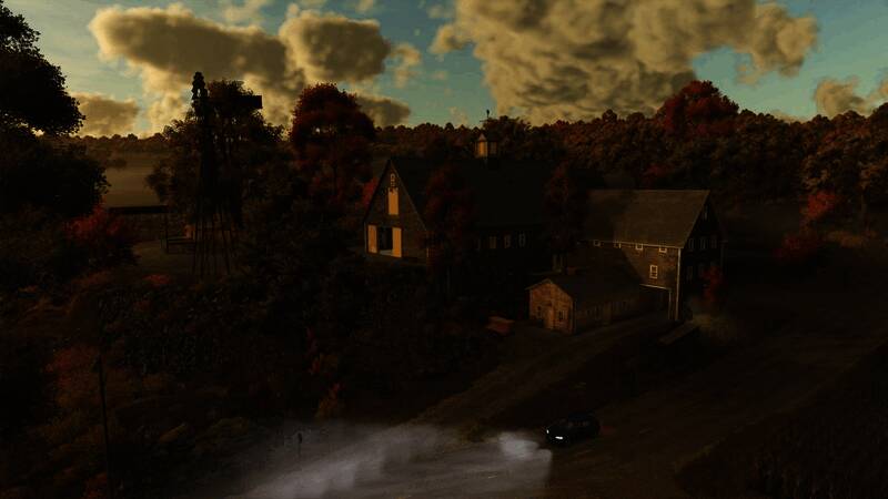 多名玩家协作进行农田作业的画面