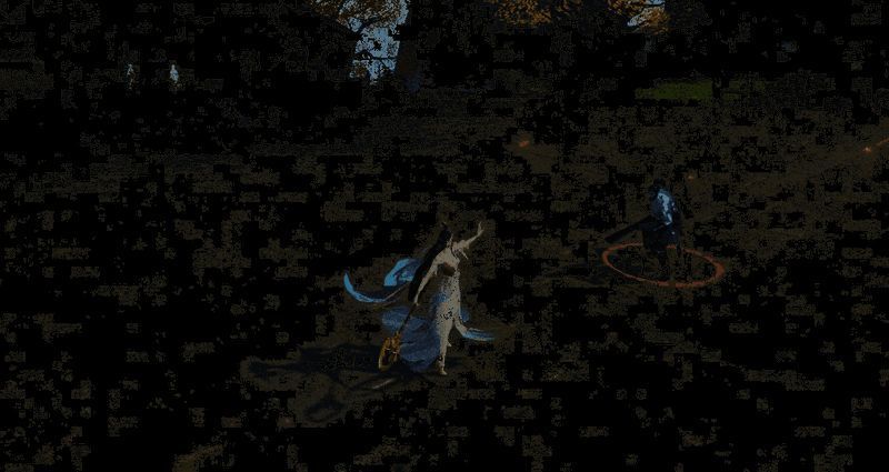 陨石接连坠落，爆炸火光四起，敌人陷入混乱