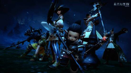 《最终幻想14》手游天气系统展示，不同地貌下的云层与光影变化