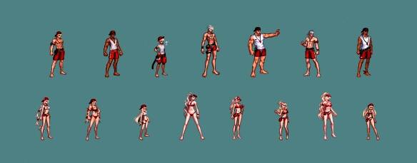 全职业夏日套外观一图流展示