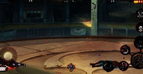 李洛克开启八门遁甲·景门，高速移动进行连续体术攻击的战斗场景