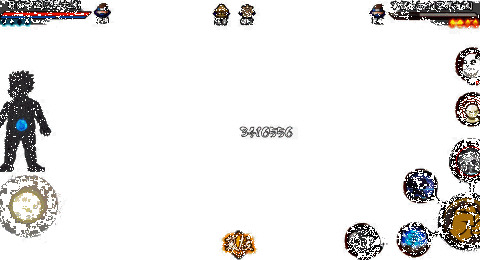 日向宁次施展柔拳，快速封印敌人穴位的战斗画面