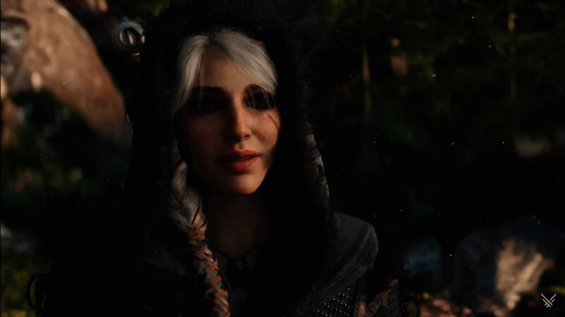 希里面部特写展示，眼神坚定而富有情感，面部轮廓柔和自然