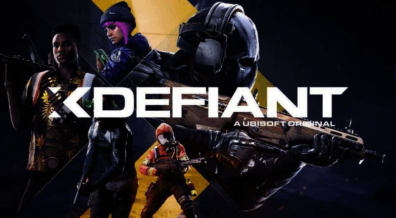 《不羁联盟》宣传画面，多名角色持枪对峙，氛围紧张