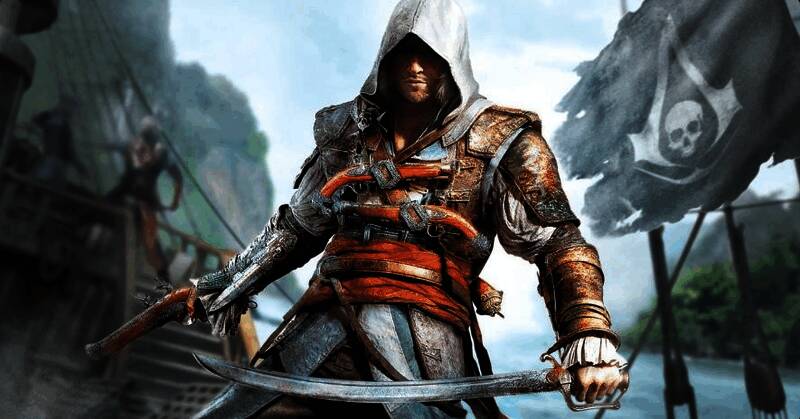 Pure Arts直播画面，展示多款刺客信条系列手办，唯独缺少爱德华·肯威形象