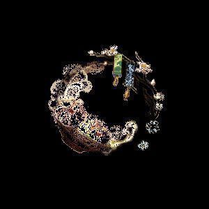 动态头像框「薄雪凭阑」展示，雪花飘落效果与头像框融为一体