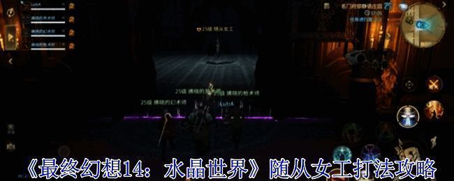 随从女工战斗场景截图，BOSS挥舞武器准备释放技能