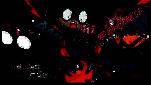 角色驾驶改装车在城市中飞驰的画面，风格炫酷