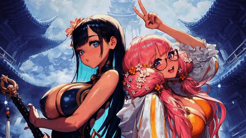 Shift Up工作室最新项目《Project Spirits》概念美术图展示，画面中呈现了神秘的东方幻想风格角色与场景