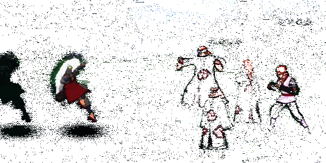 自来也开启仙人模式，释放强大忍术的动态画面