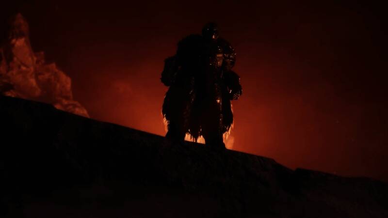 《沙丘：觉醒》世界观设定图，展示沙漠星球上的巨型建筑群