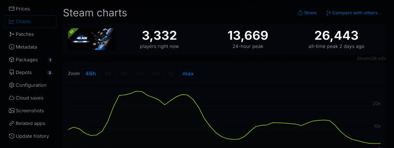 《剑星》PC界面截图，展示主菜单与操作选项