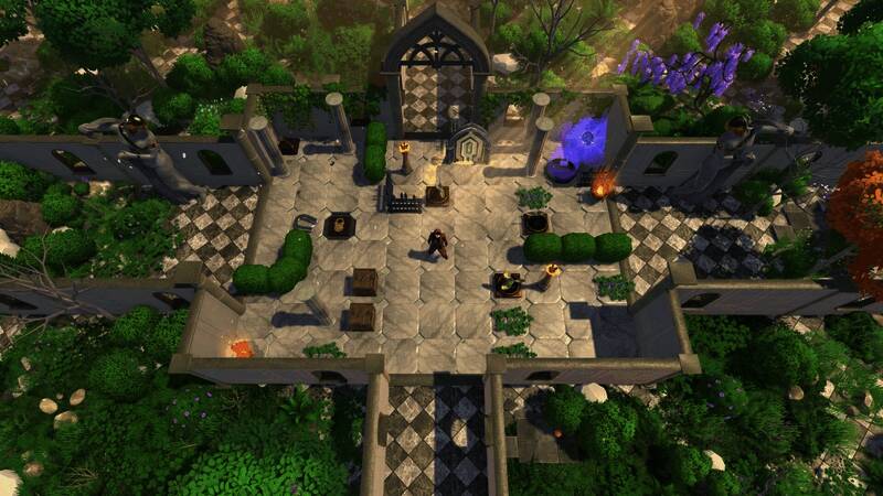 爱丽丝手持神秘器物，背景为梦幻般的解谜世界