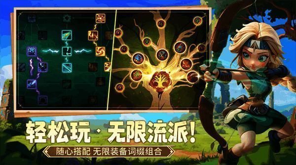 游戏内装备合成系统界面展示，多个材料槽位已填满发光特效